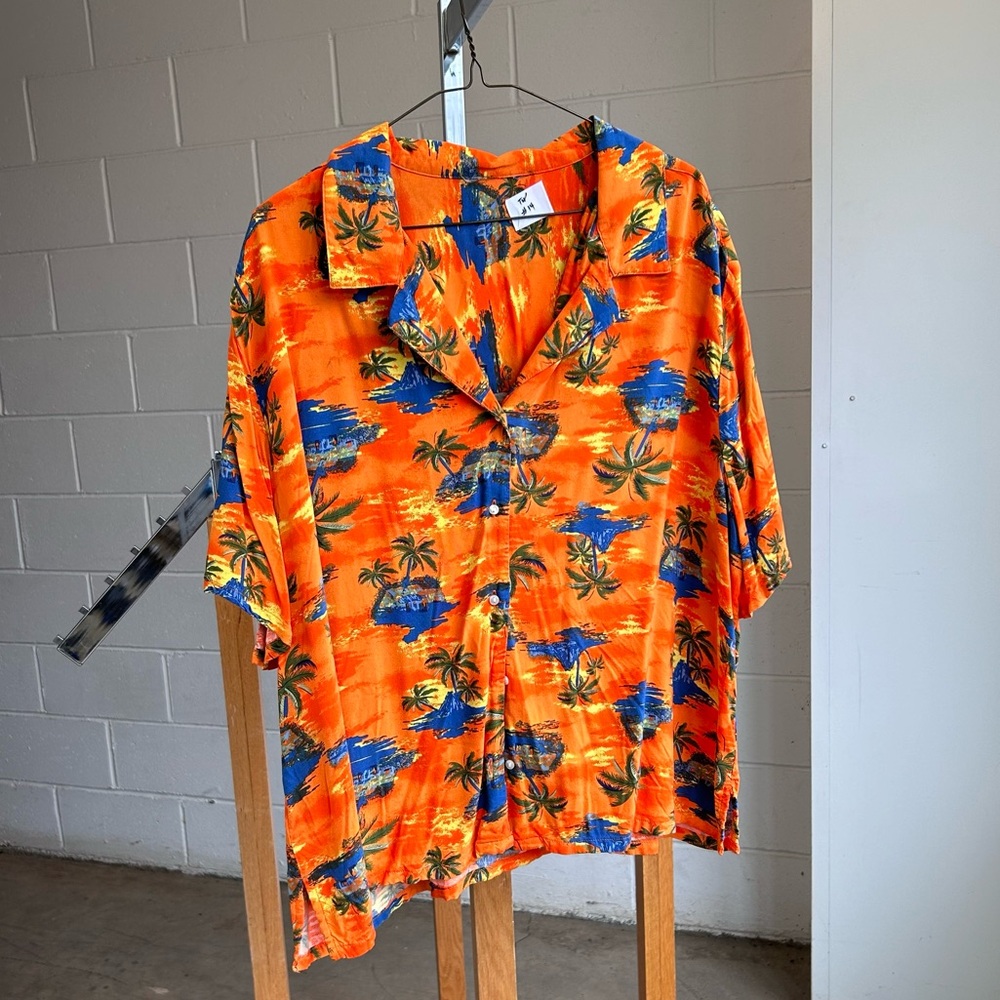 Tropical Pattern Button Down - image 1